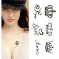 non-toxic tattoo sticker,hot metallic waterproof temporary tattoo sticker,golden temporary tattoo